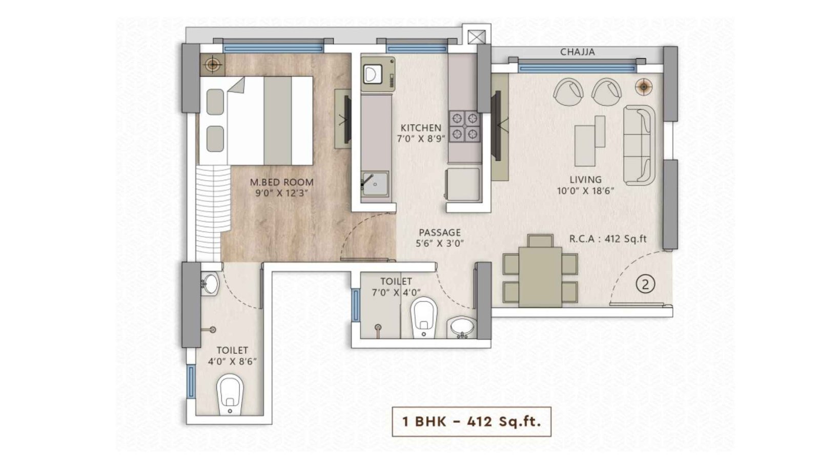 Sardar-Inspire-residency-1-BHK-412sqft