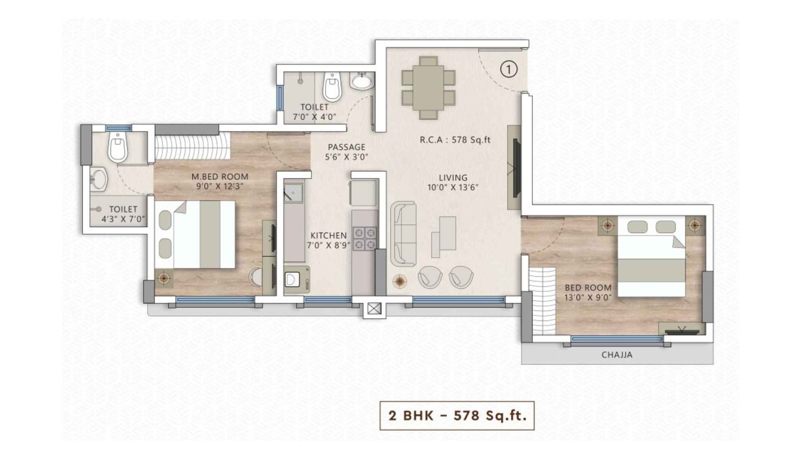 Sardar-Inspire-residency-2-BHK-578sqft